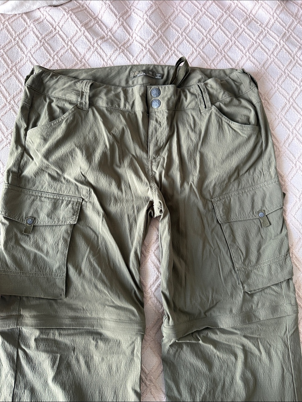 Prana Olive Green Utility Pants